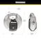 Master Lock Magnum 2-3/4 in. H X 1-13/64 in. W X 2-3/4 in. L Steel Ball Bearing Shrouded Padlock M40XKADCCSEN - alternate 6